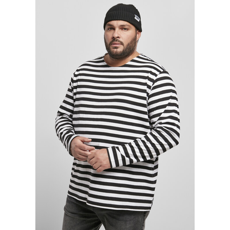 UC Men Regular Stripe LS bílá/černá