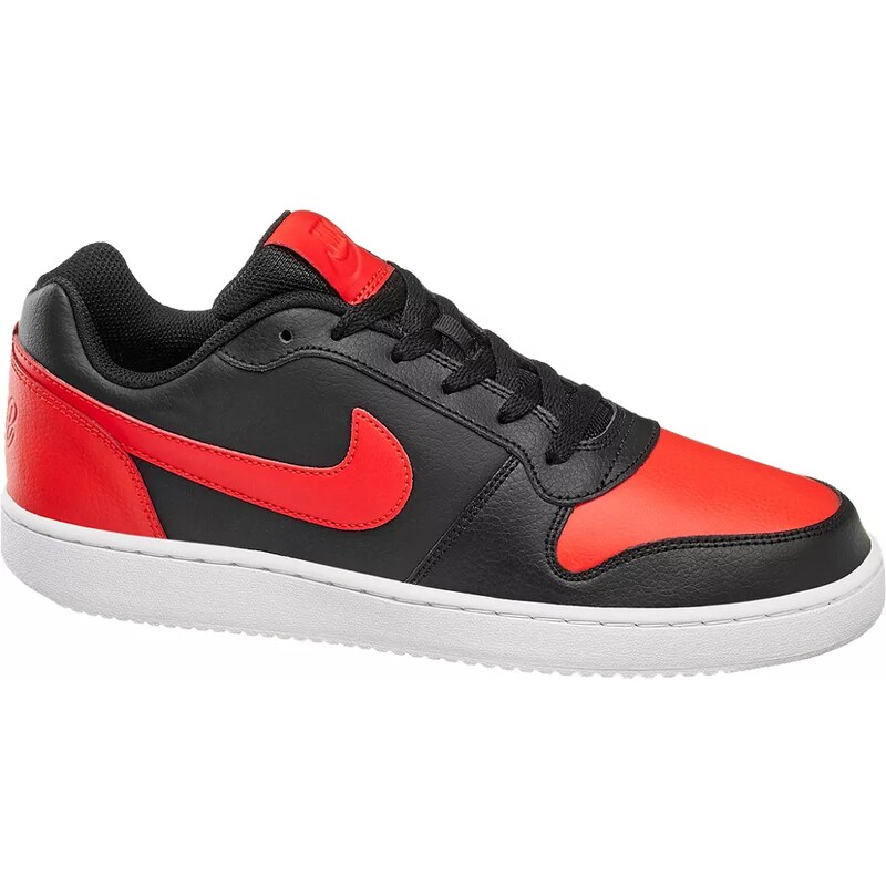 Červeno-černé tenisky Nike Ebernon Low - GLAMI.cz