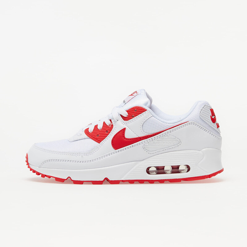 Pánské boty Nike Air Max 90 White/ Hyper Red-Black - GLAMI.cz