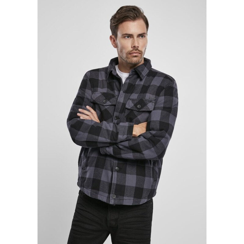 BRANDIT Košile Lumberjacket - black/grey