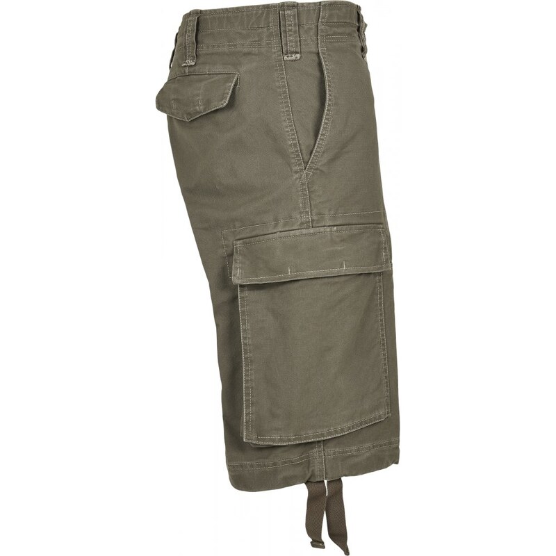 URBAN CLASSICS Kraťasy Vintage Shorts - olive