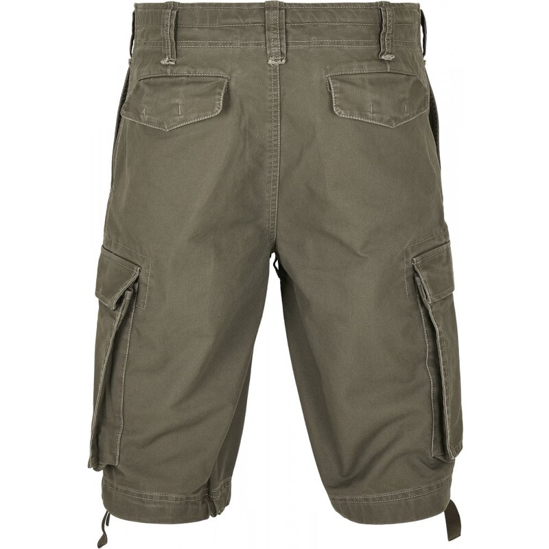 URBAN CLASSICS Kraťasy Vintage Shorts - olive