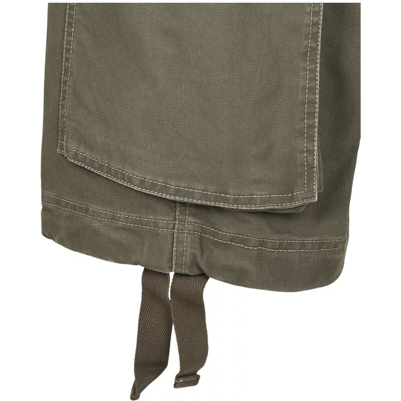 URBAN CLASSICS Kraťasy Vintage Shorts - olive