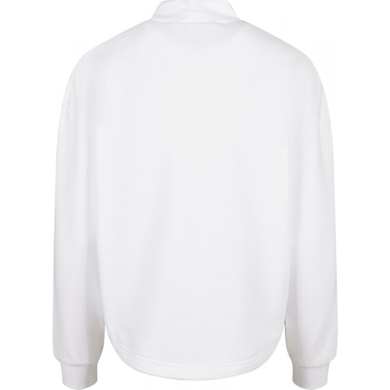 URBAN CLASSICS Ladies Oversized High Neck Crew - white
