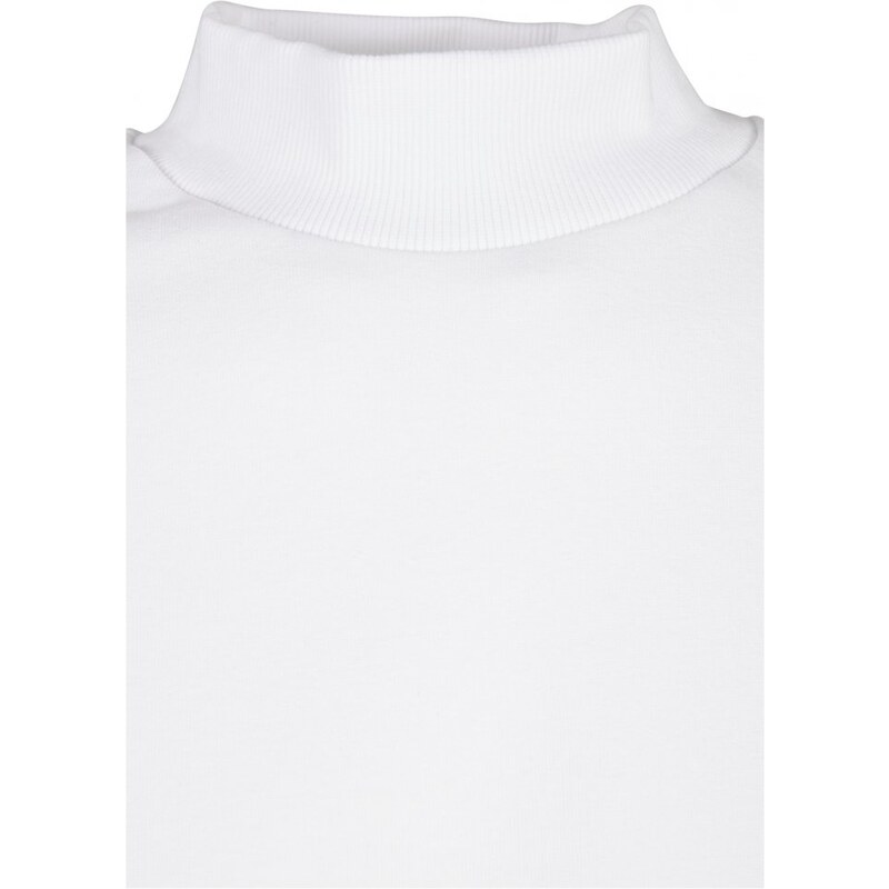 URBAN CLASSICS Ladies Oversized High Neck Crew - white