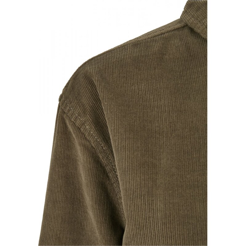 Dámská košile Urban Classics Corduroy Oversized Shirt - olive