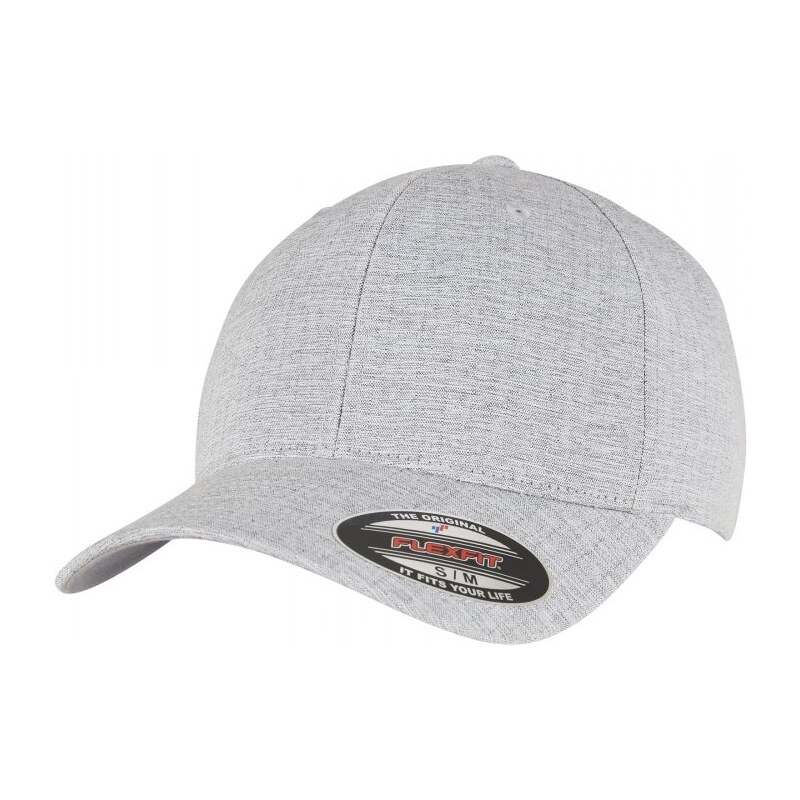 URBAN CLASSICS FLEXFIT HEATHERLIGHT CAP - melange silver