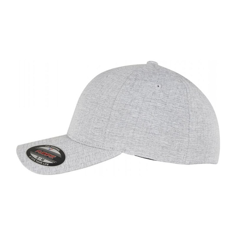 URBAN CLASSICS FLEXFIT HEATHERLIGHT CAP - melange silver