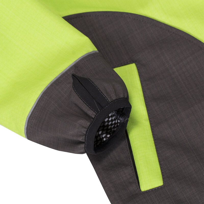 Veselá Nohavice Dětská softshellová bunda jaro až podzim šedo-zelená