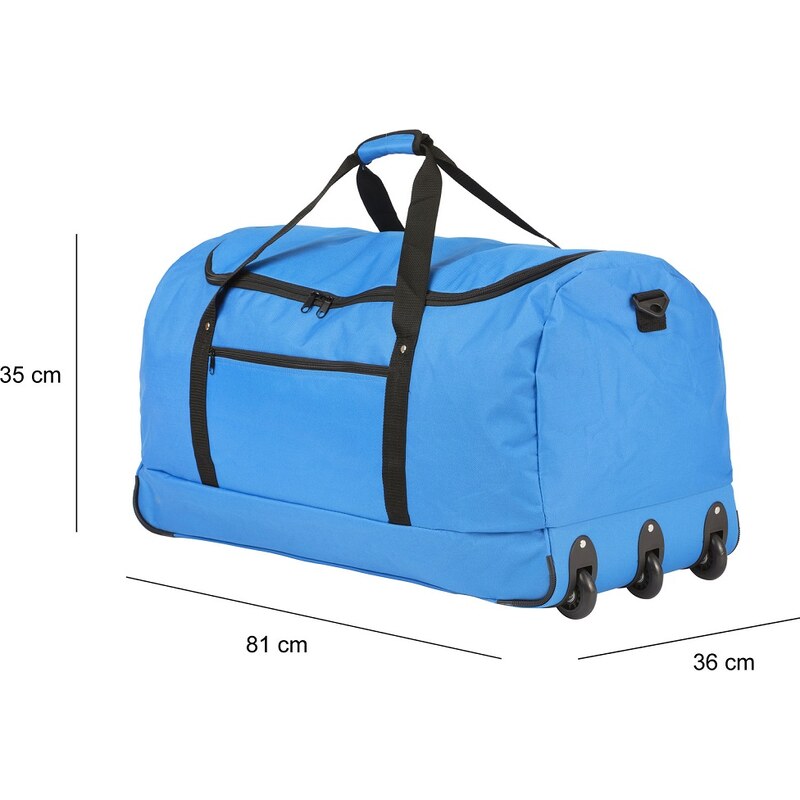 TRAVEL Z Taška s kolečky Foldable Wheelbag Blue