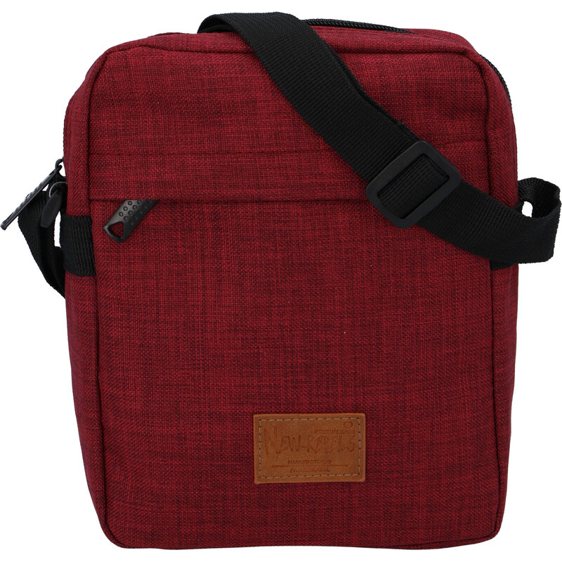 Unisex látková crossbody taška červená - New Rebels Rebelas červená 52395068