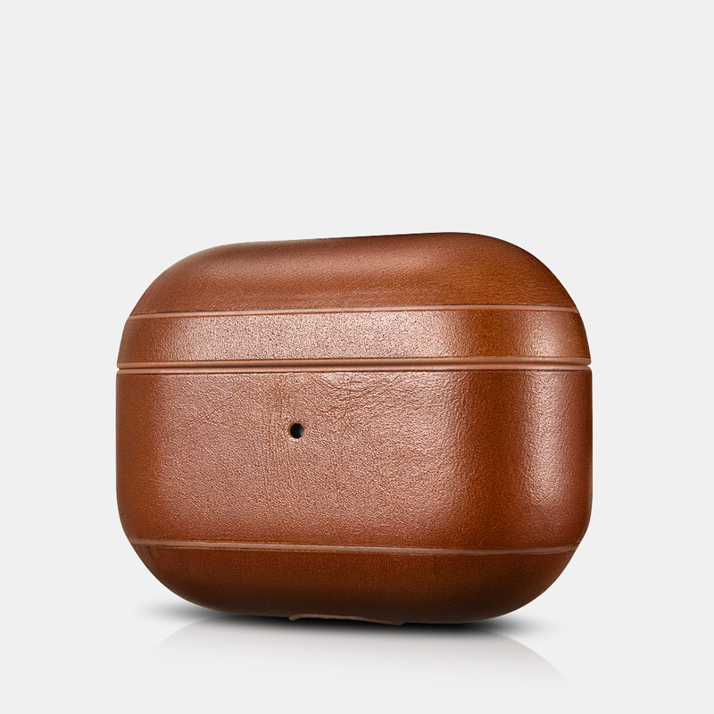 Kožené pouzdro na sluchátka AirPods Pro - iCarer, Vintage Brown