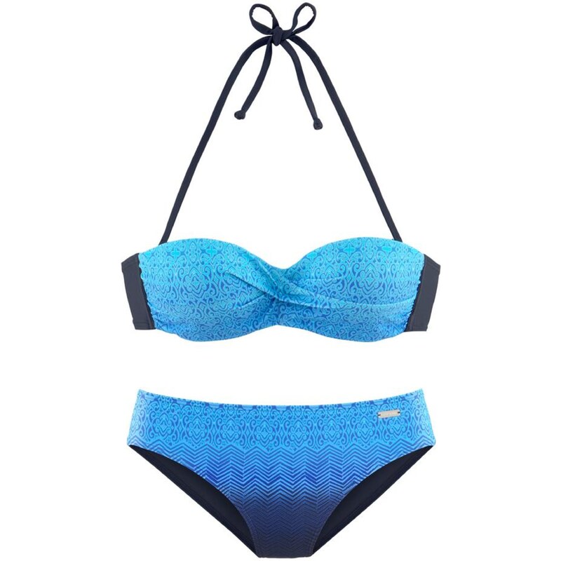 LASCANA Bikiny královská modrá / světlemodrá