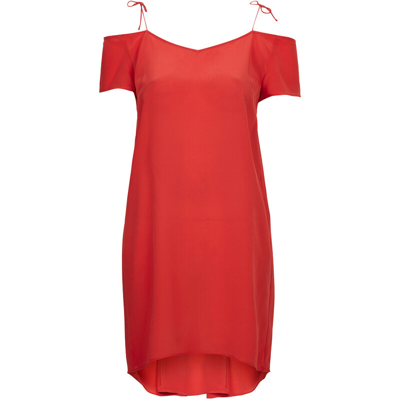 Topshop Strappy Silk Dress By Boutique