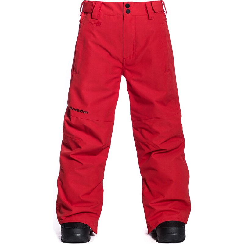 horsefeathers Dětské zimní kalhoty spire youth pants (red)