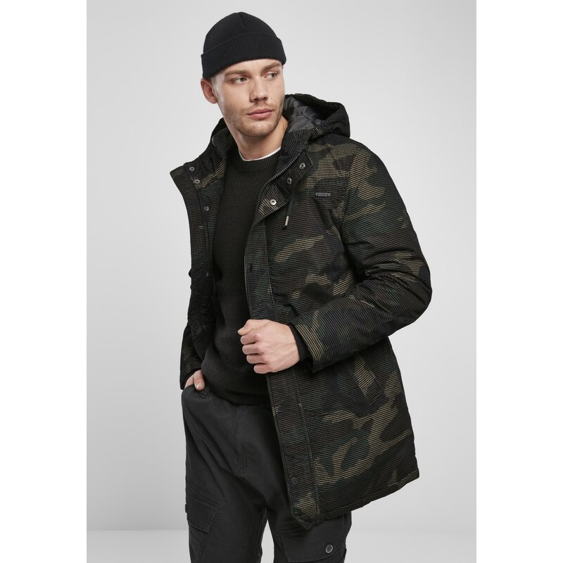 Bunda Brandit Grid-Camo Parka - woodland, S