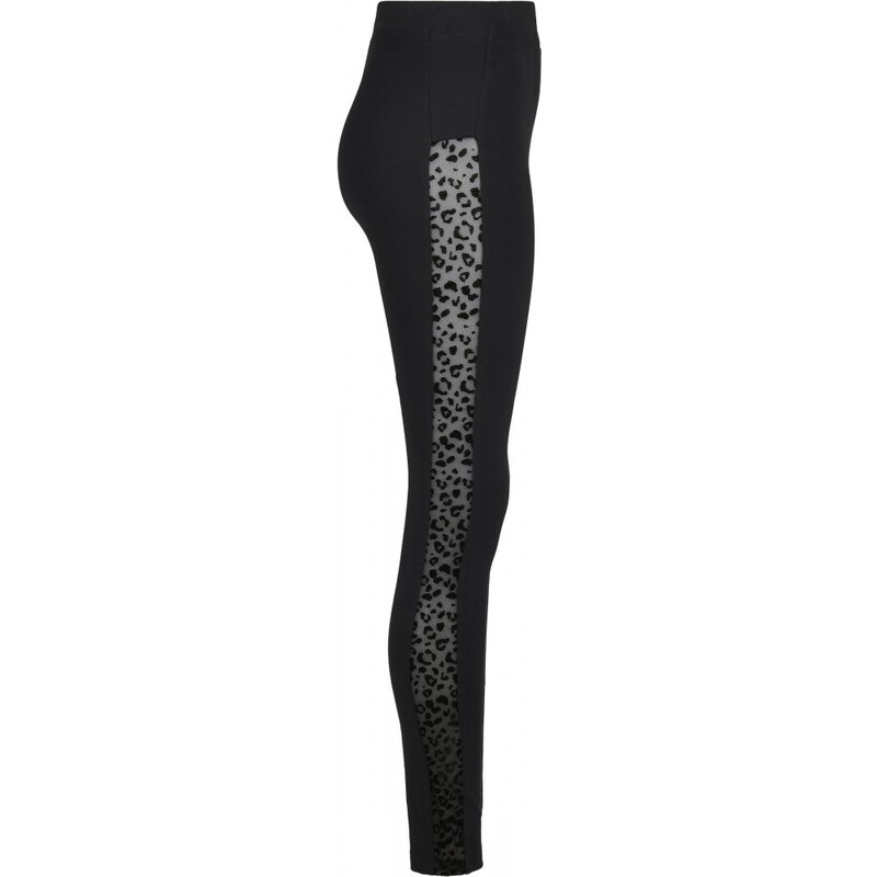 URBAN CLASSICS Ladies Flock Lace Stripe Leggings