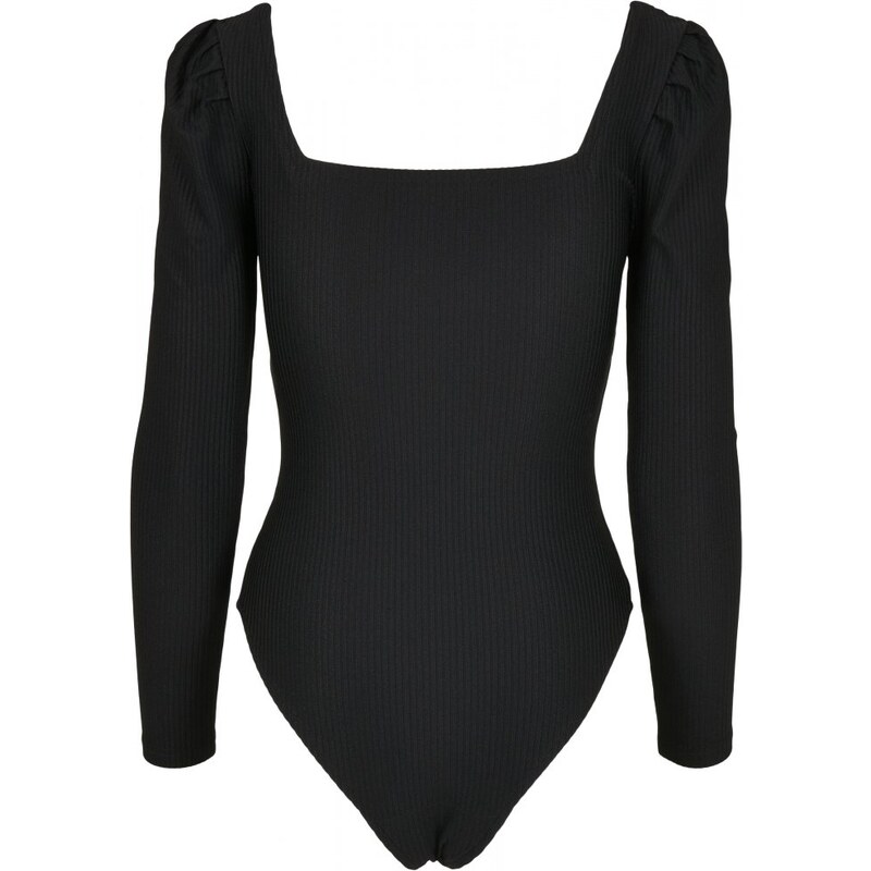 Body Urban Classics Ladies Rib Puffer Sleeve Body LS