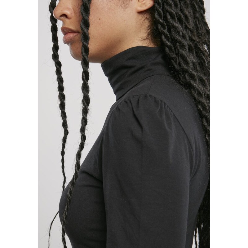 URBAN CLASSICS Ladies Puffer Sleeve Turtleneck L/S
