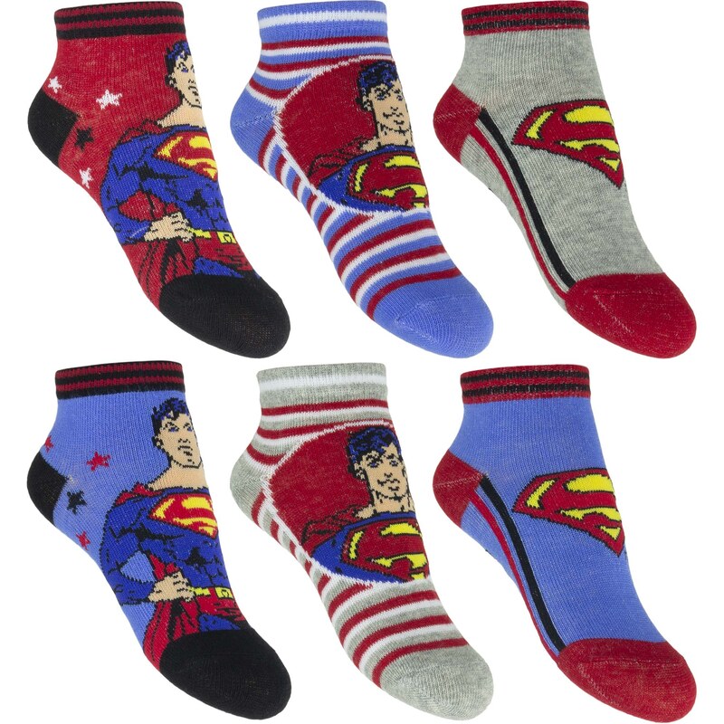 superman-licence Chlapecké kotníkové ponožky - Superman ER0686 ,