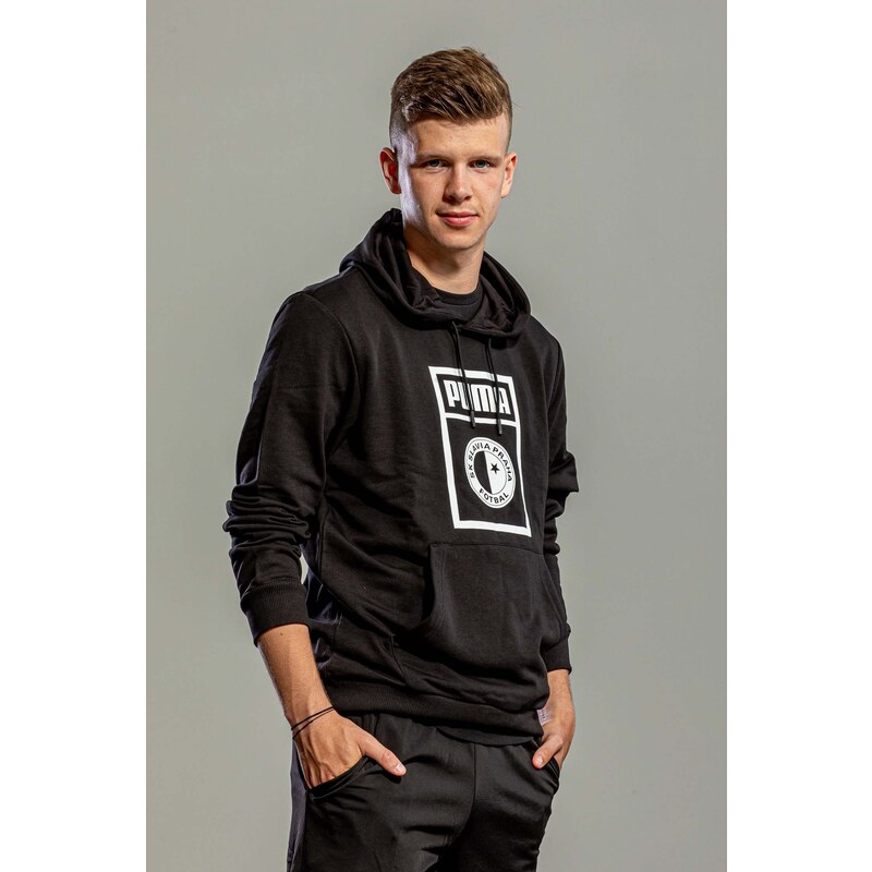 Dětská mikina Puma SLAVIA PRAGUE GRAPHIC HOODY JR