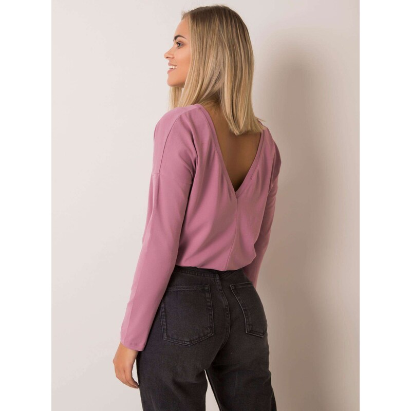 BASIC Feel Good Blouse-RV-BZ-5890.10-dark pink