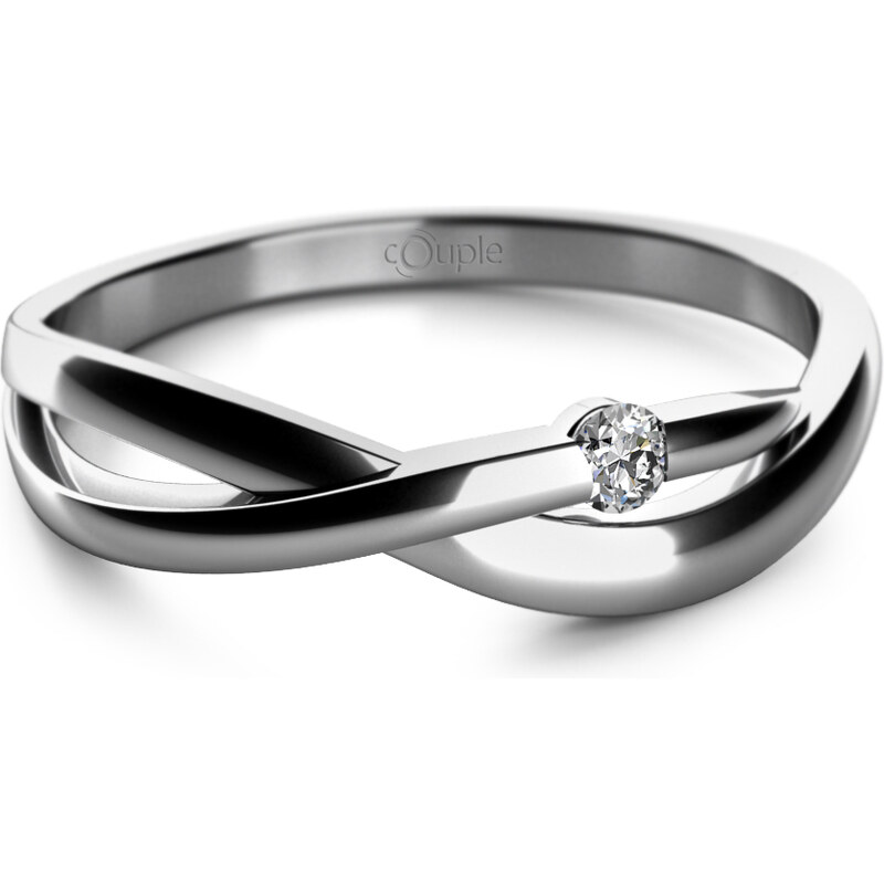 Couple Zlatý dámský prsten Odette 6860667 Velikost prstenu: 61