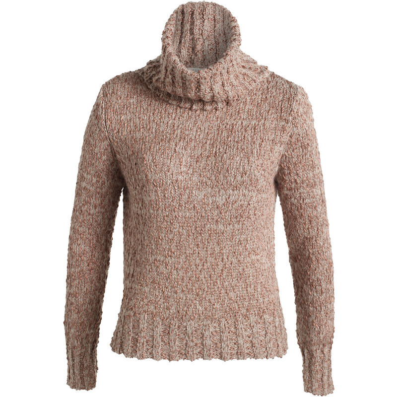 Esprit mottled chunky knit polo neck