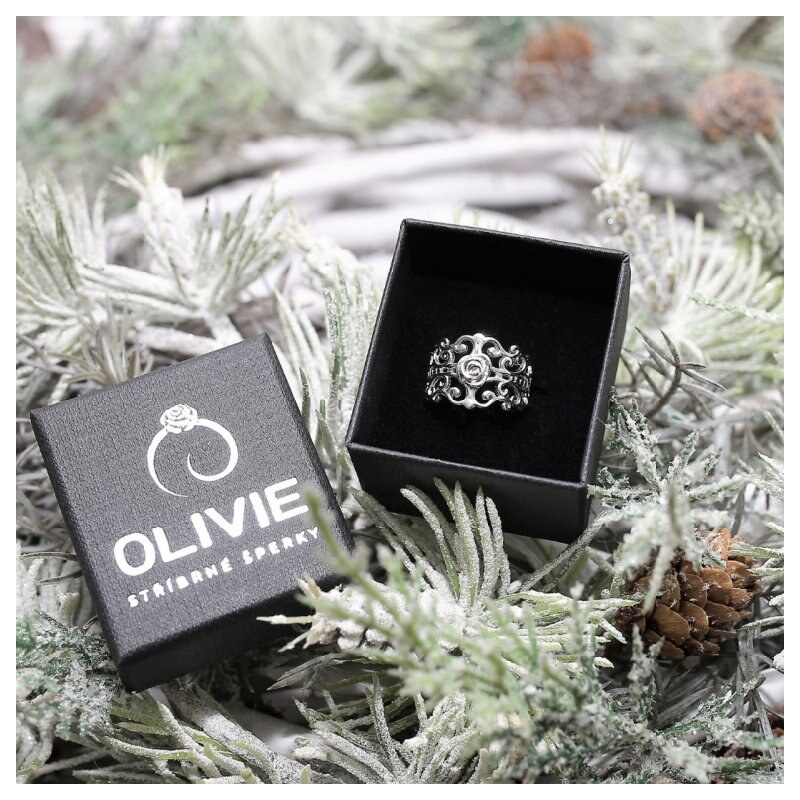OLIVIE FILIGRÁN stříbrný prsten 4300