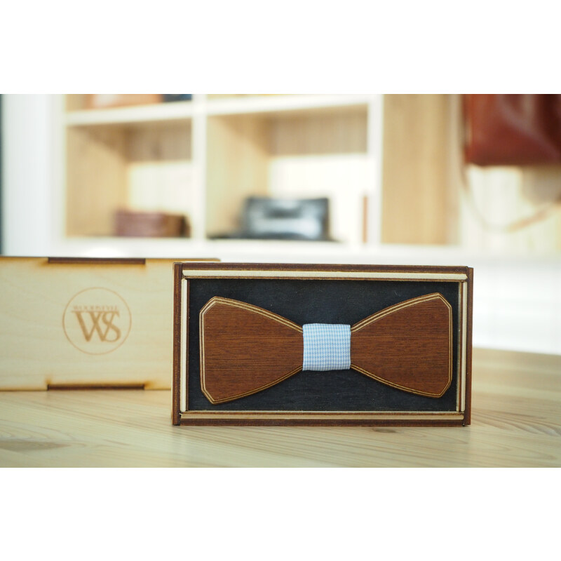 Wood Style Motýlek Hranatý Třešeň