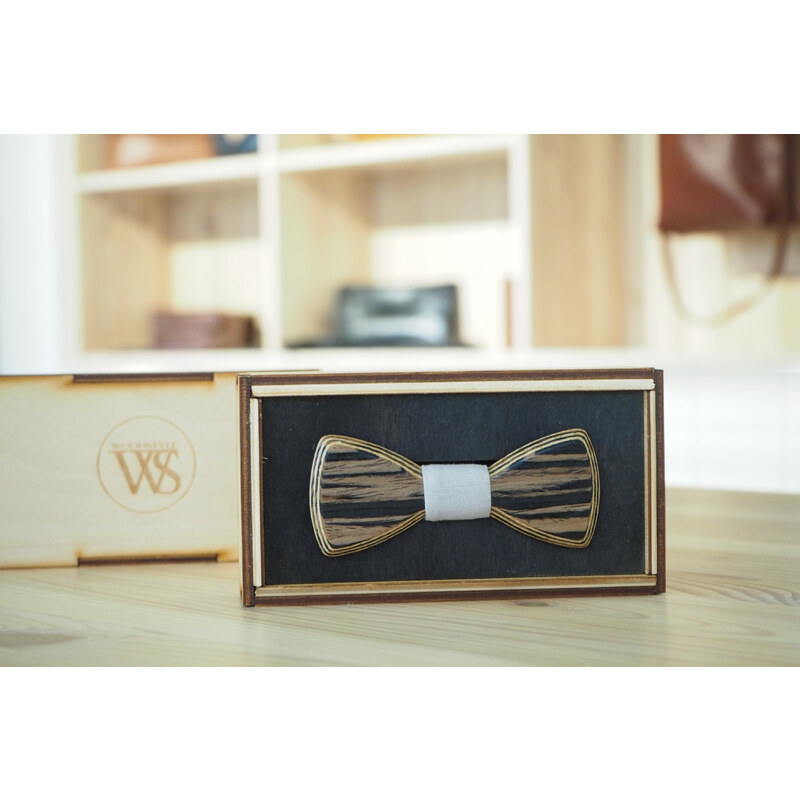 Wood Style Motýlek Mini Dub černý
