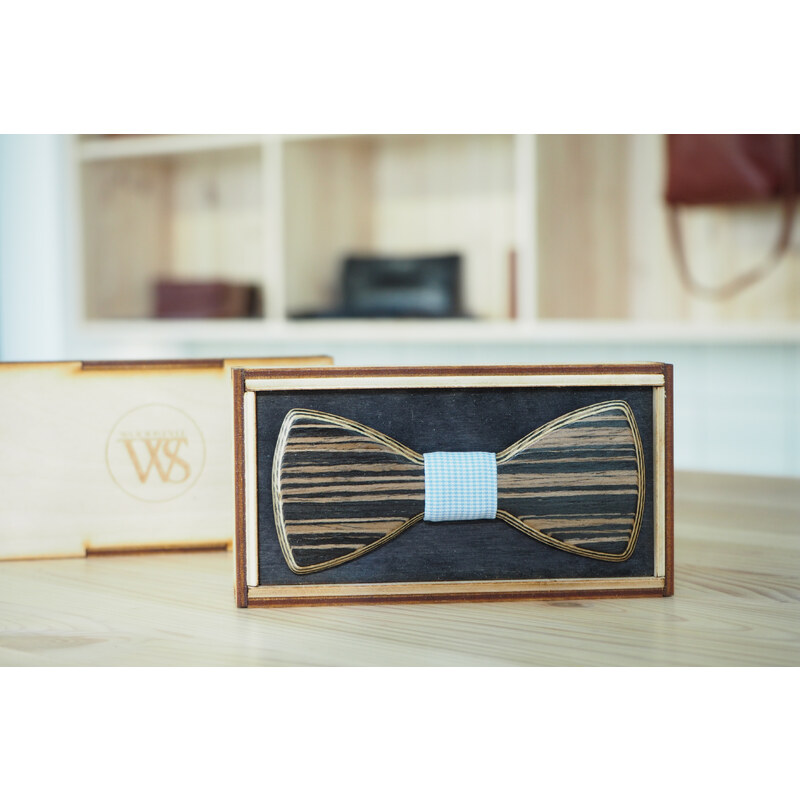 Wood Style Motýlek Kulatý Dub černý