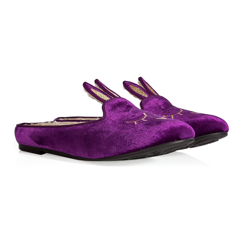 Marc by Marc Jacobs Velvet Bunny Scuffs