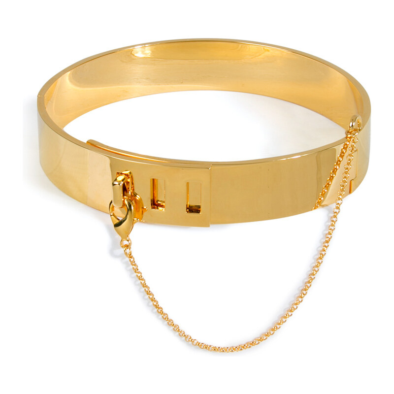 Eddie Borgo Gold-Plated Safety Chain Collar Necklace