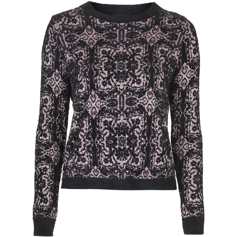 Topshop Baroque Jacquard Sweater