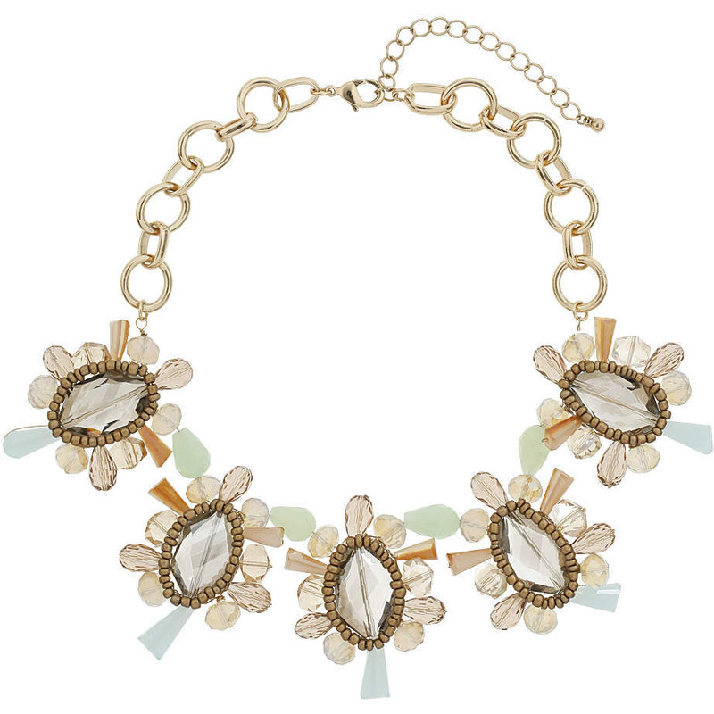 Topshop Faceted Bead Collar