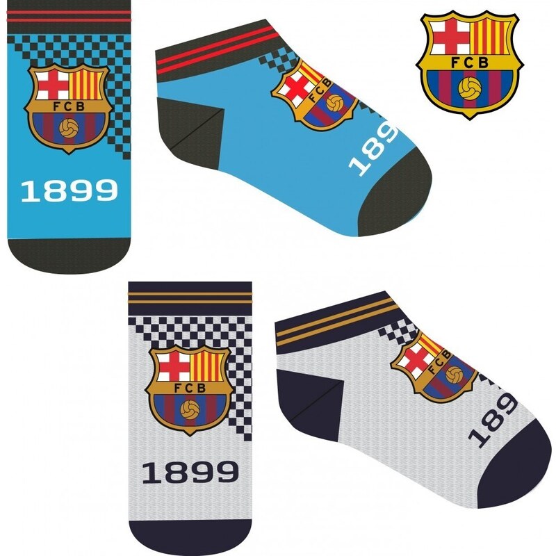 COTTONLAND KFT FC Barcelona ponožky (kotníčkové)