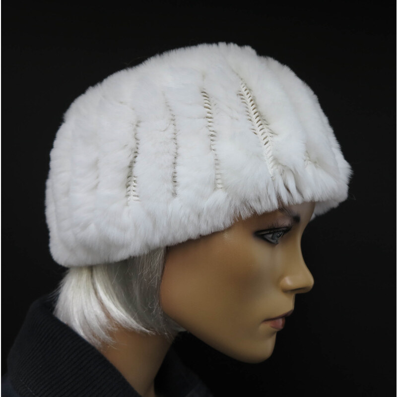 Špongr Kožešinová čelenka/nákrčník S68 bílá 53635170