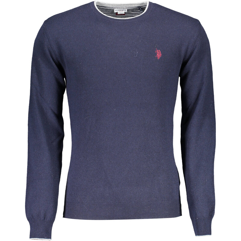 US Polo Assn Pánský modrý svetr US Polo