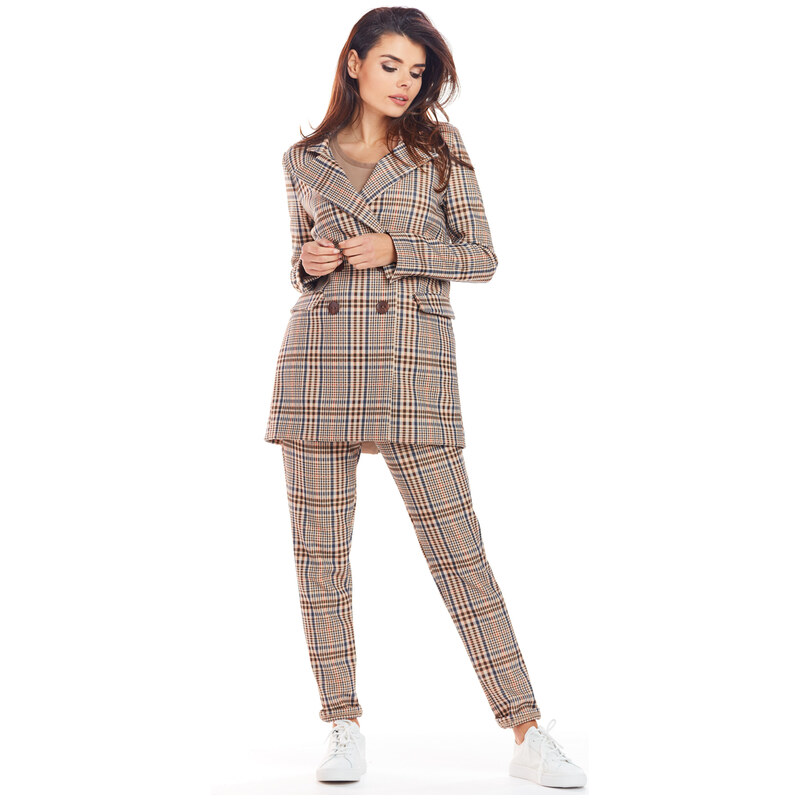 Dámské sako Awama Checkered