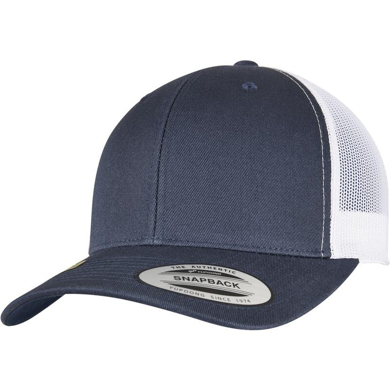 Flexfit YP CLASSICS RECYCLED RETRO TRUCKER CAP 2-TONE námořnická