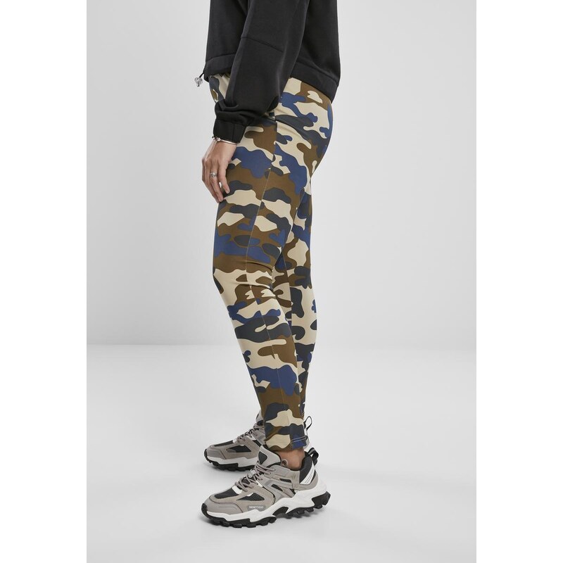 UC Ladies Dámské letní olivové camo legíny Camo Tech s vysokým pasem