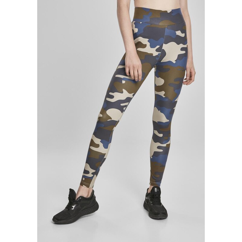 UC Ladies Dámské letní olivové camo legíny Camo Tech s vysokým pasem