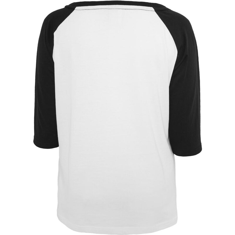 UC Ladies Dámské 3/4 kontrastní raglánové tričko wht/blk