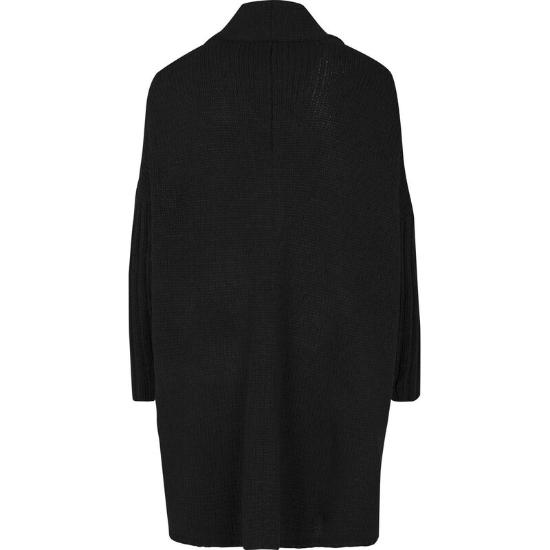 UC Ladies Dámský oversized cardigan blk/blk