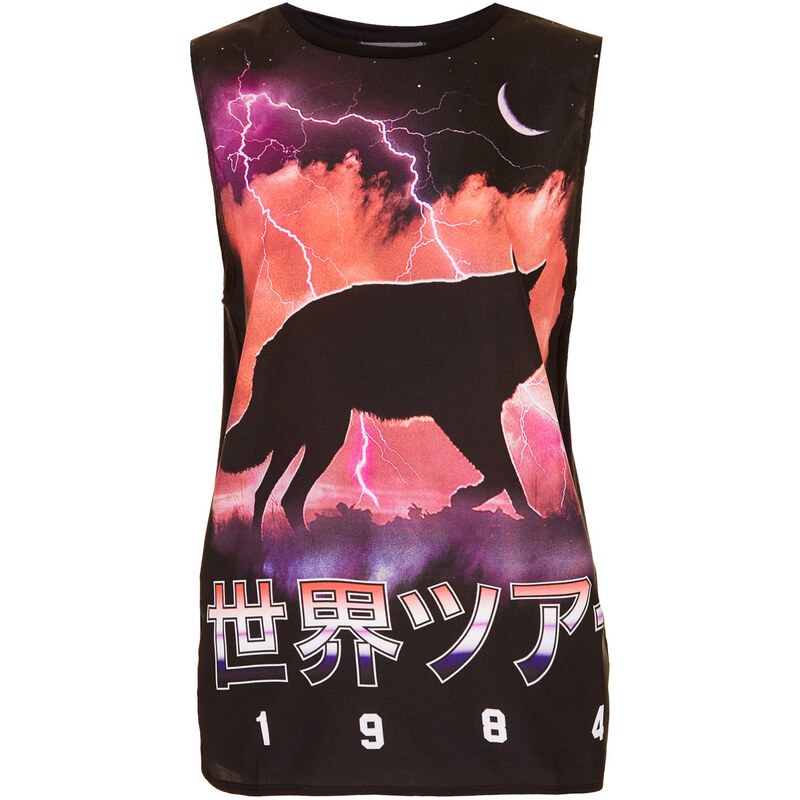 Topshop Wolf Tour Tank By Workshop