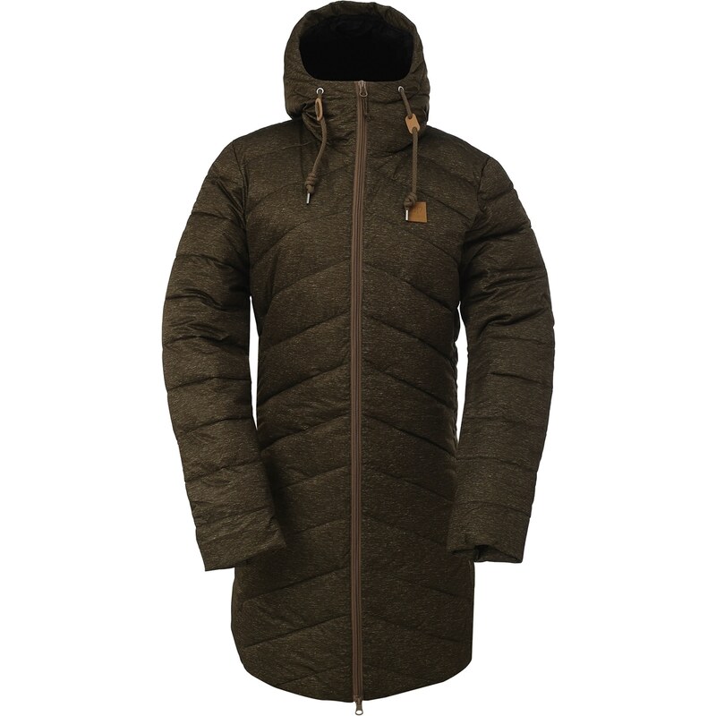 2117 of Sweden HINDAS dámský zateplený kabát, Army Green