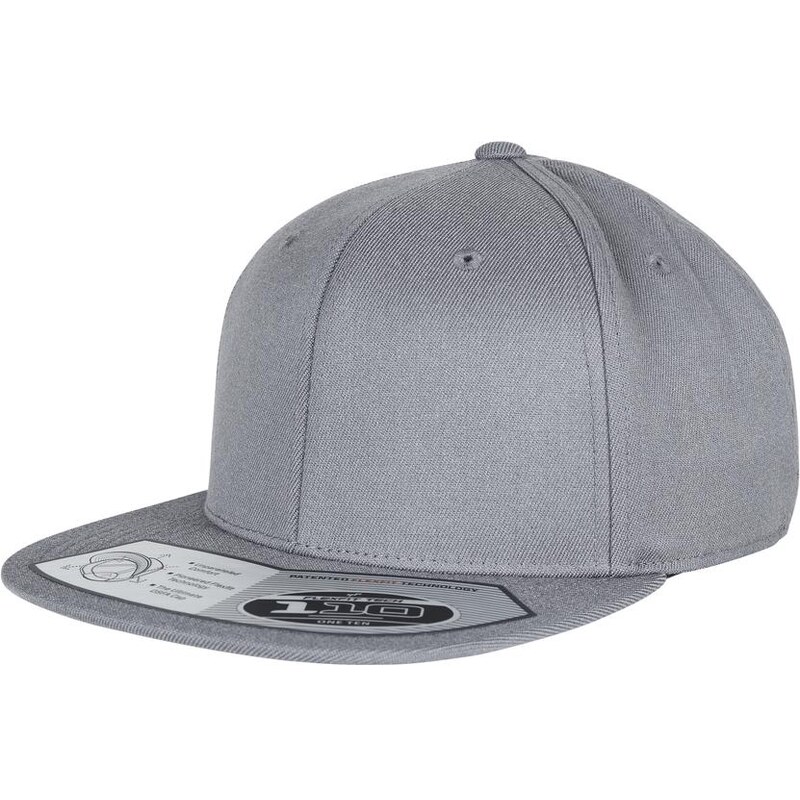 Flexfit 110 Fitted Snapback šedý