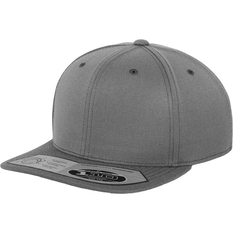 Flexfit 110 Fitted Snapback šedý