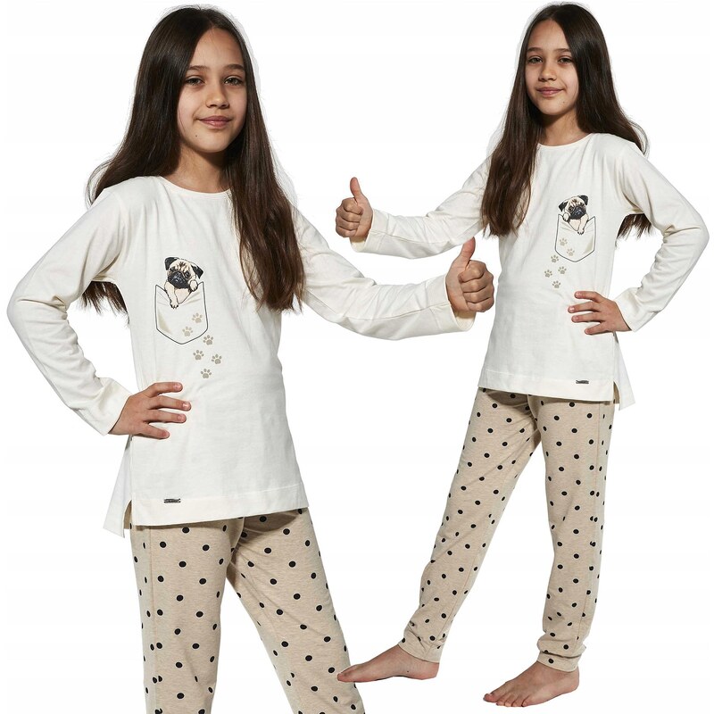 Dívčí pyžamo Cornette "PUG" Kids 382/134